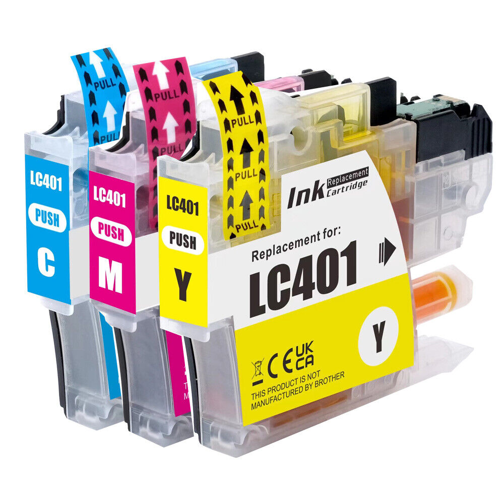 Ink Cartridges Compatible with Brother LC401 MFC-J1010DW MFC-J1012DW MFC-J1170DW