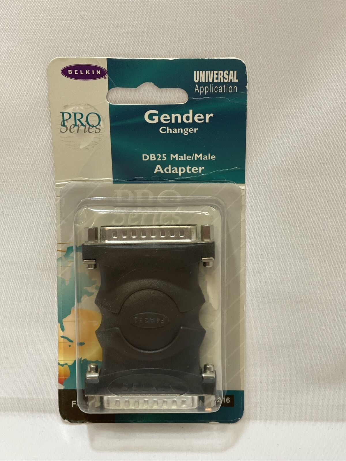 Belkin 25-Pin DB25 Male to Male M/M Gender Changer Adapter New Sealed NOS