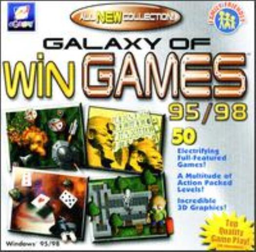 Galaxy of Win Games 95/98 PC CD over 50 full games mahjongg cards puzzles more