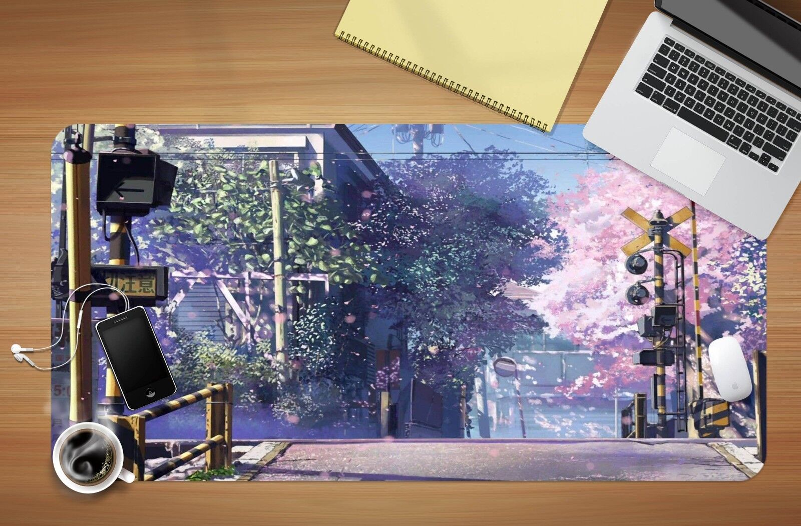 3D Beautiful Town 314 Non-slip Office Desk Mouse Mat Large Keyboard Pad Game