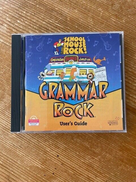 School House Rock Grammer Rock (New PC CD-Rom) Ships 1st Class
