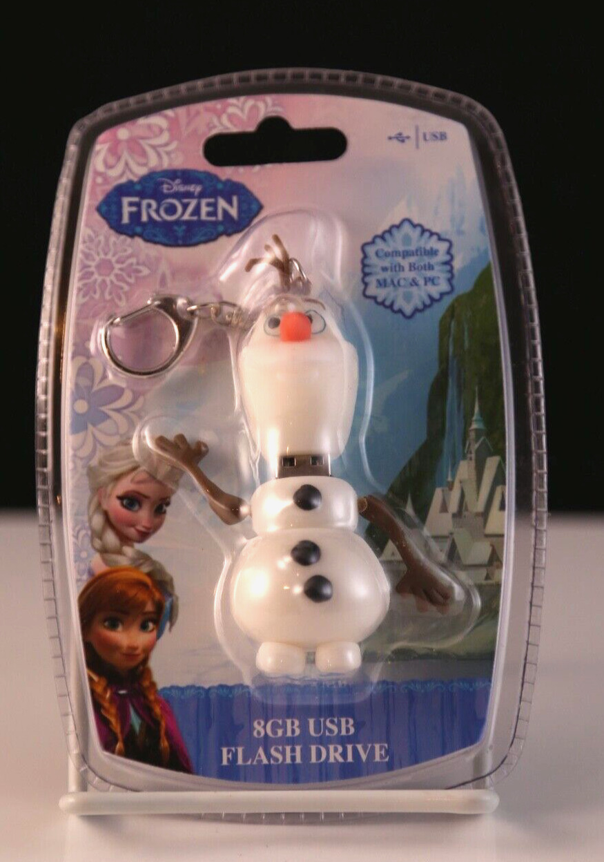 New Disney Frozen Olaf 8GB USB Flash Drive Keychain for PC & MAC