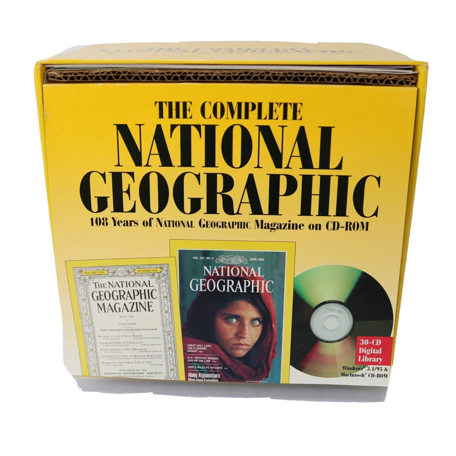 National Geographic Complete CD-ROM 1888-1990 * PC Computer *