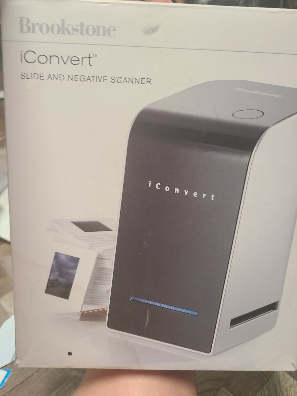 brookstone iconvert scanner NEW with opened box all original wrapped 