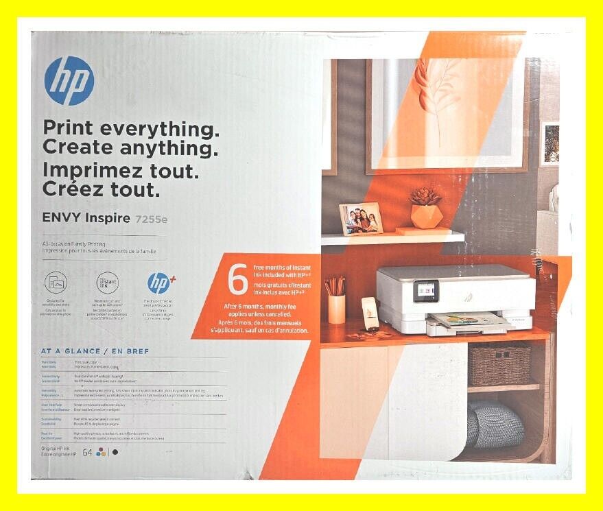 🔥HP ENVY Inspire 7255e Wireless All-in-One Printer NEW in the BOX  FAST SHIP🚚