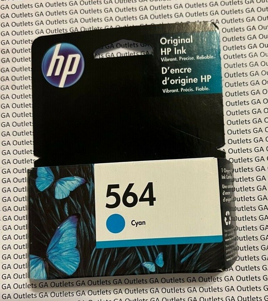 HP 564 Cyan Ink Cartridge CB318WN Genuine New Expired June 2020