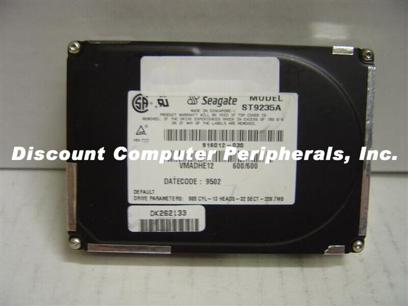 209MB Seagate ST9235A IDE 2.5\