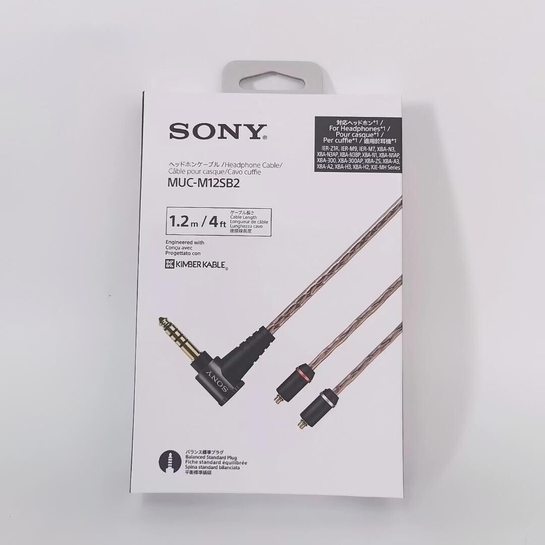 Re-cable Sony SONY MUC-M12SB2  4.4mm balanced standard plug Japan import new JP