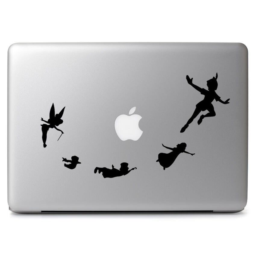 Peter Pan Flying Tinkerbell for Macbook Air/Pro Laptop Car Vinyl Decal Sticker