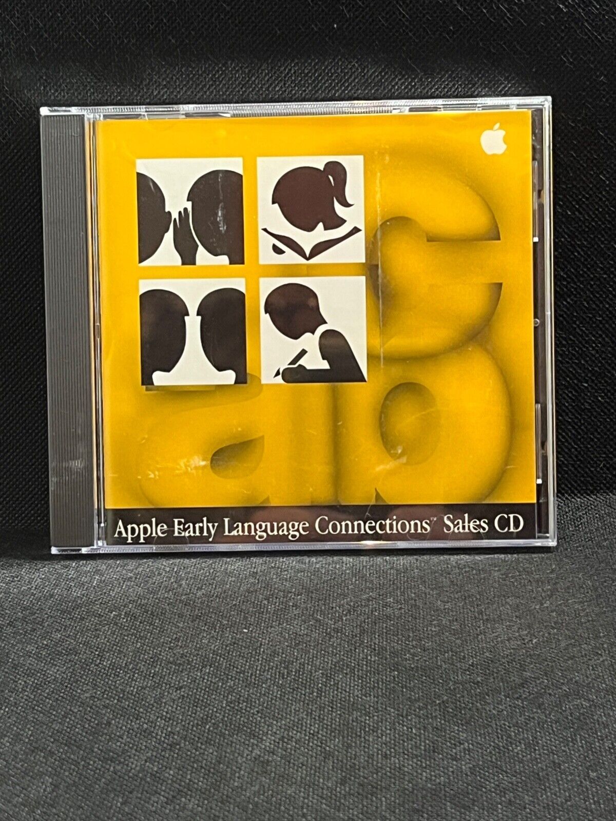 Rare, Vintage 1992 Apple Educational CD, 1992 Apple Early Language Connections S