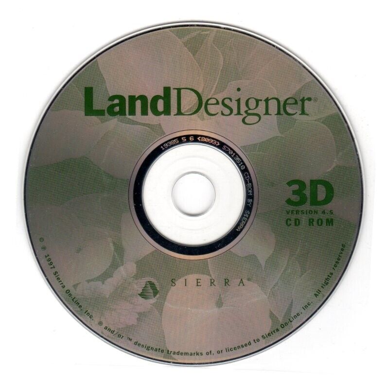 LandDesigner 3D v4.5 (PC-CD, 1997) for Windows 3.1/95/98 - NEW CD in SLEEVE