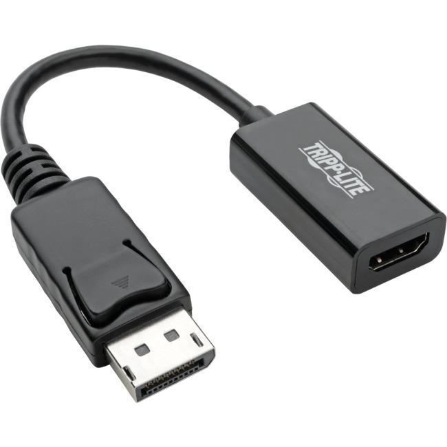 Tripp Lite DisplayPort to HDMI 2.0 Adapter-M-F, Latching Connector, 4K@60 Hz, 6 