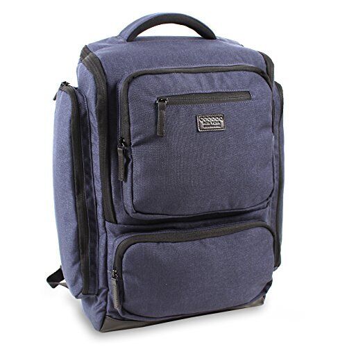 J World New York Novel Laptop Backpack, Navy, One Size Size, Navy 