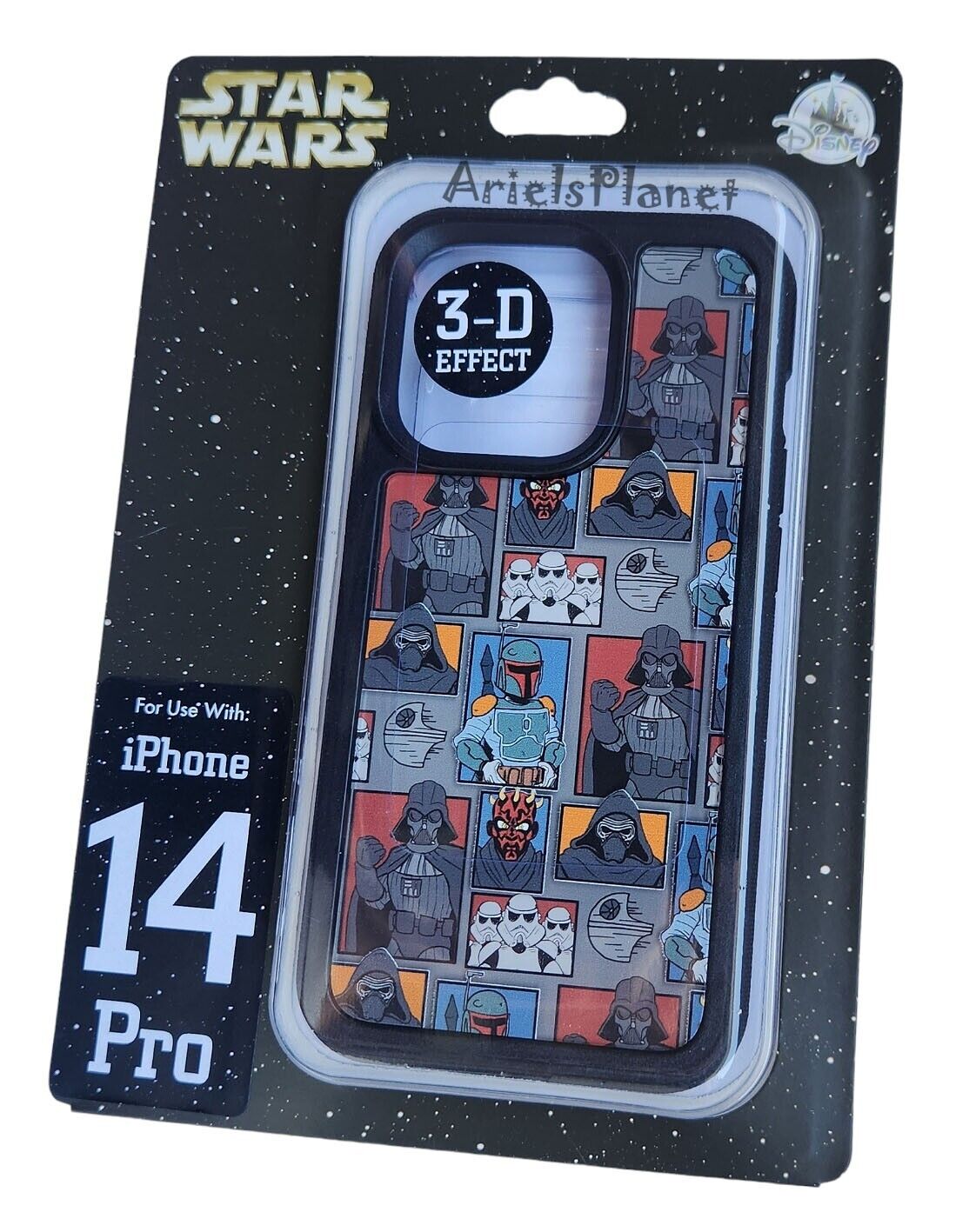 2023 Disney Parks Star Wars Boba Fett & Villains 3-D iPhone 14 Pro Cover