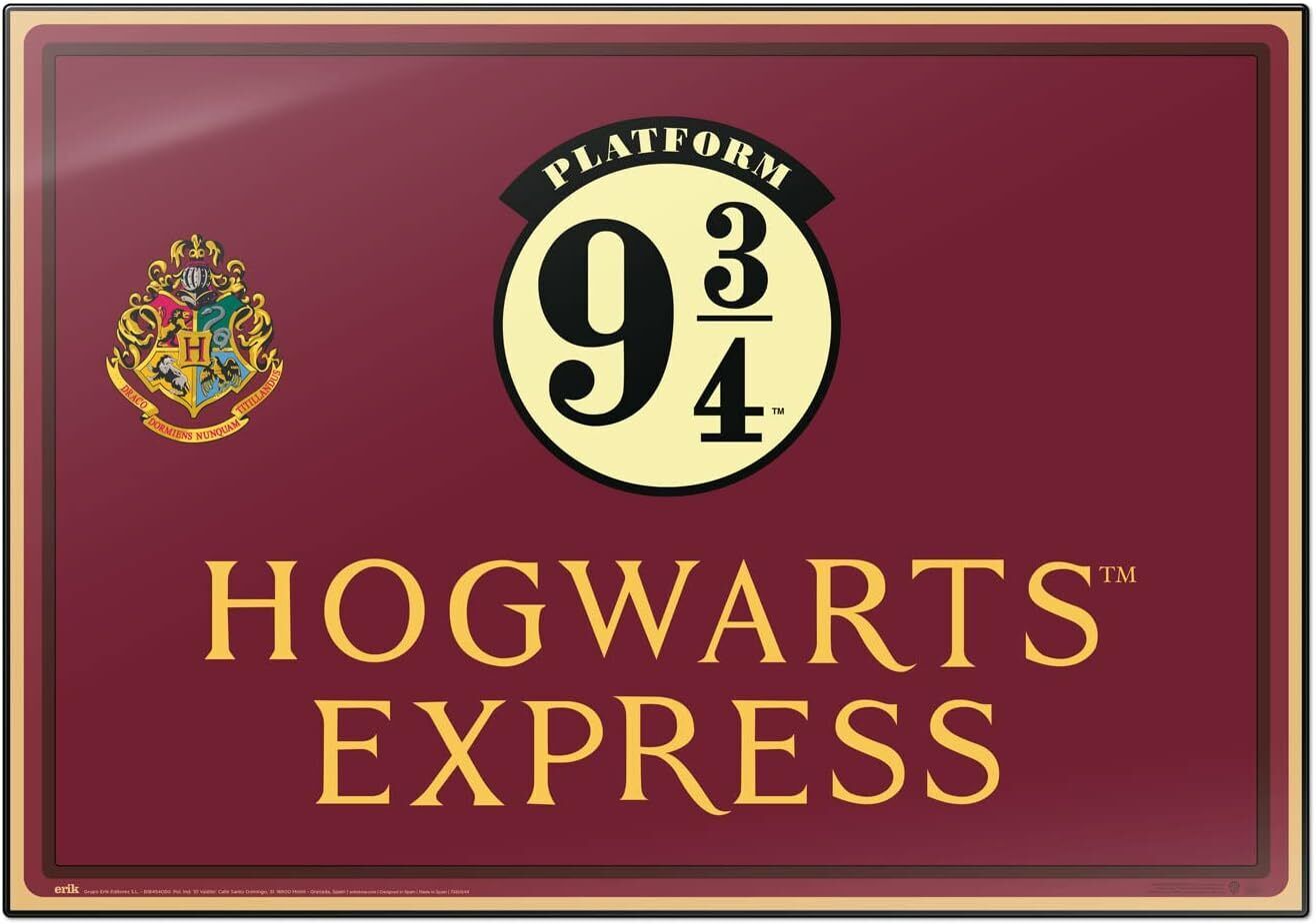 Official Harry Potter Platform 9 Desk Mat - Desk Decor - 13.5 x 19.5 inches  3
