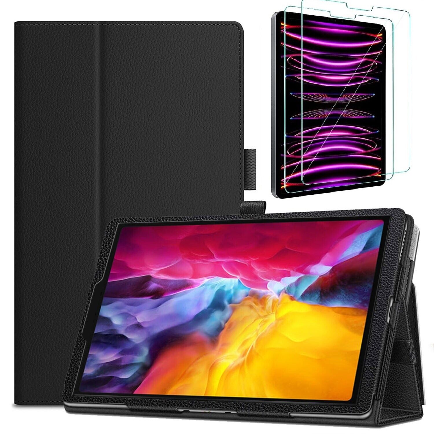 For iPad Pro 11 inch Case (2022 Model, 4th Generation) Smart Cover / Glass Films