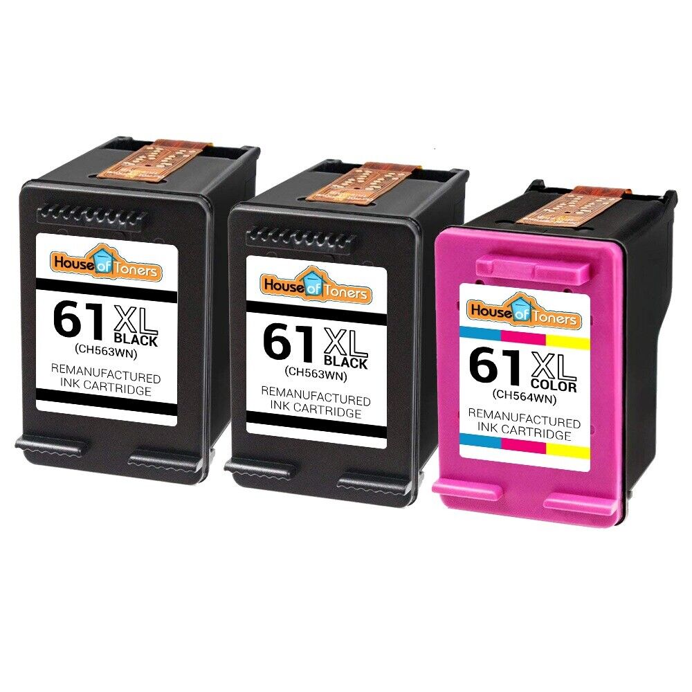 Ink Cartridge Black & Color For HP 61XL 62XL 63XL 64XL 65XL