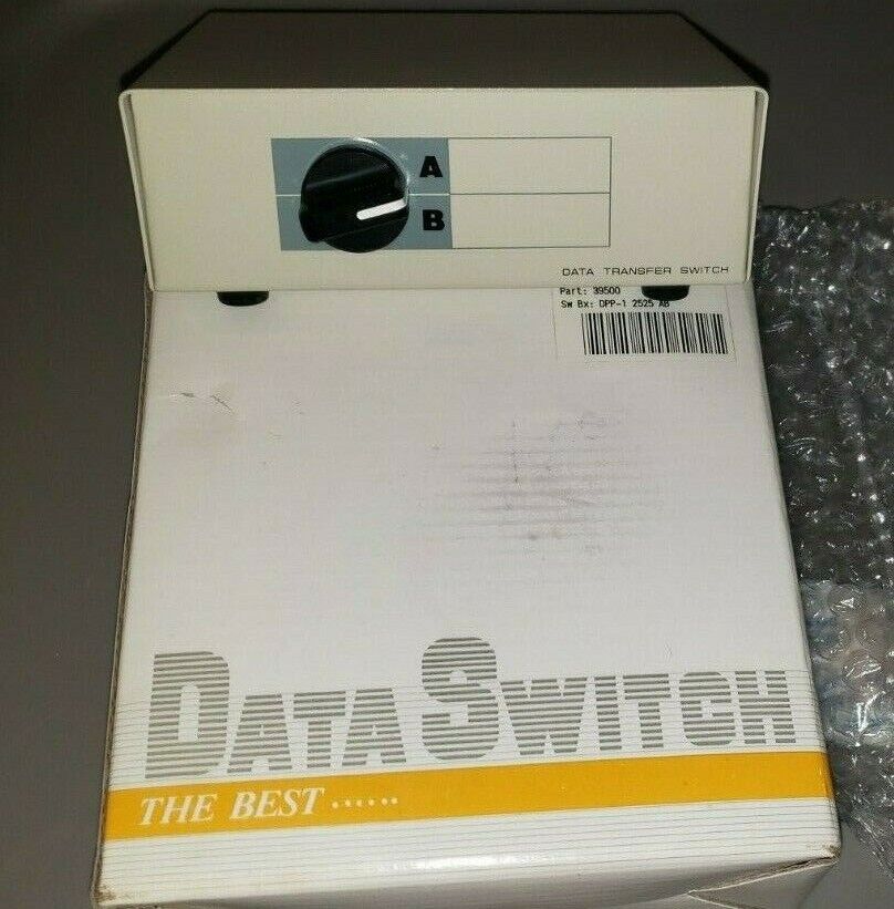 NEW Vintage 25 PIN A/B Data Transfer Switch nib