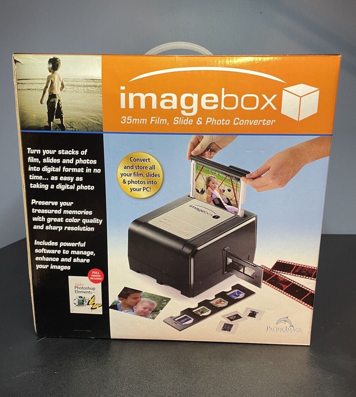 Pacific Image Imagebox 35mm Film Slide & Photo Converter Scanner
