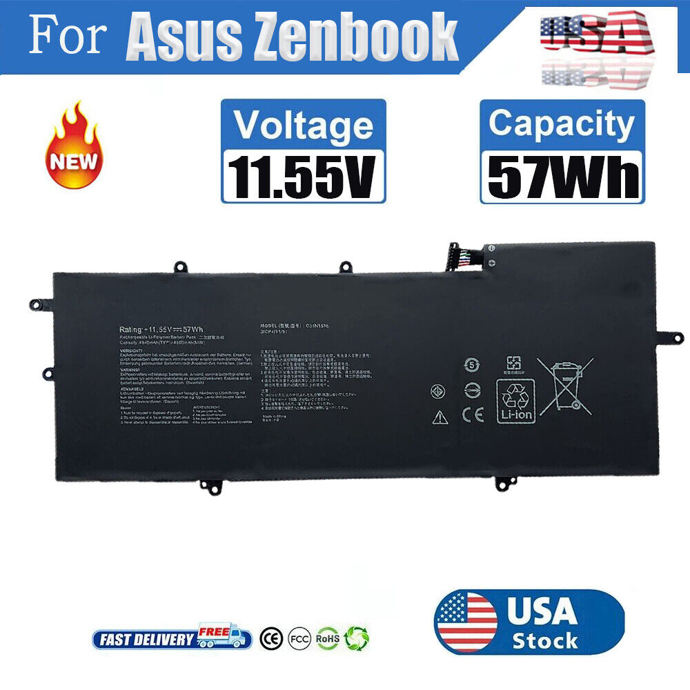C31N1538 Battery For ASUS ZenBook Flip Q324UA UX360UA C31PQ9H Series 11.55V 57Wh