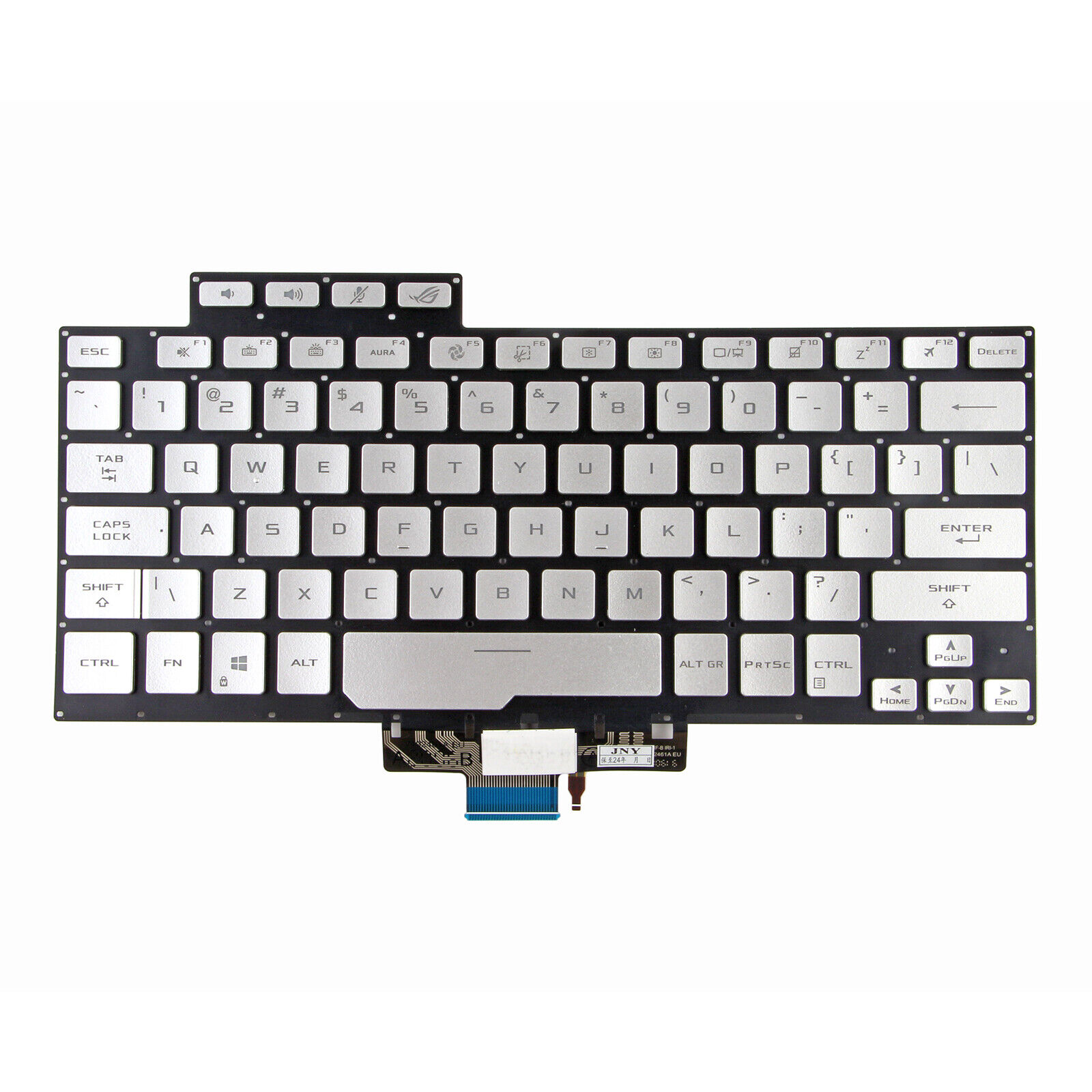 New US Sliver Keyboard with RGB Backlit Fit ASUS ROG Zephyrus G14 GA401 GA401U