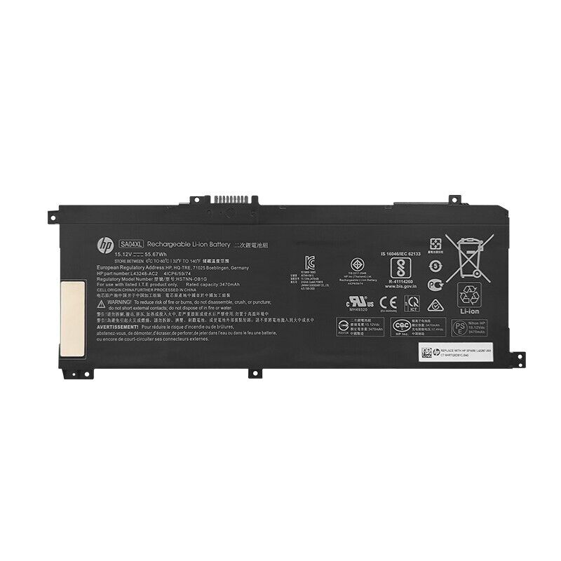 Genuine 55.67WH SA04XL Battery for HP ENVY X360 15T 15M HSTNN-OB1G L43248-421
