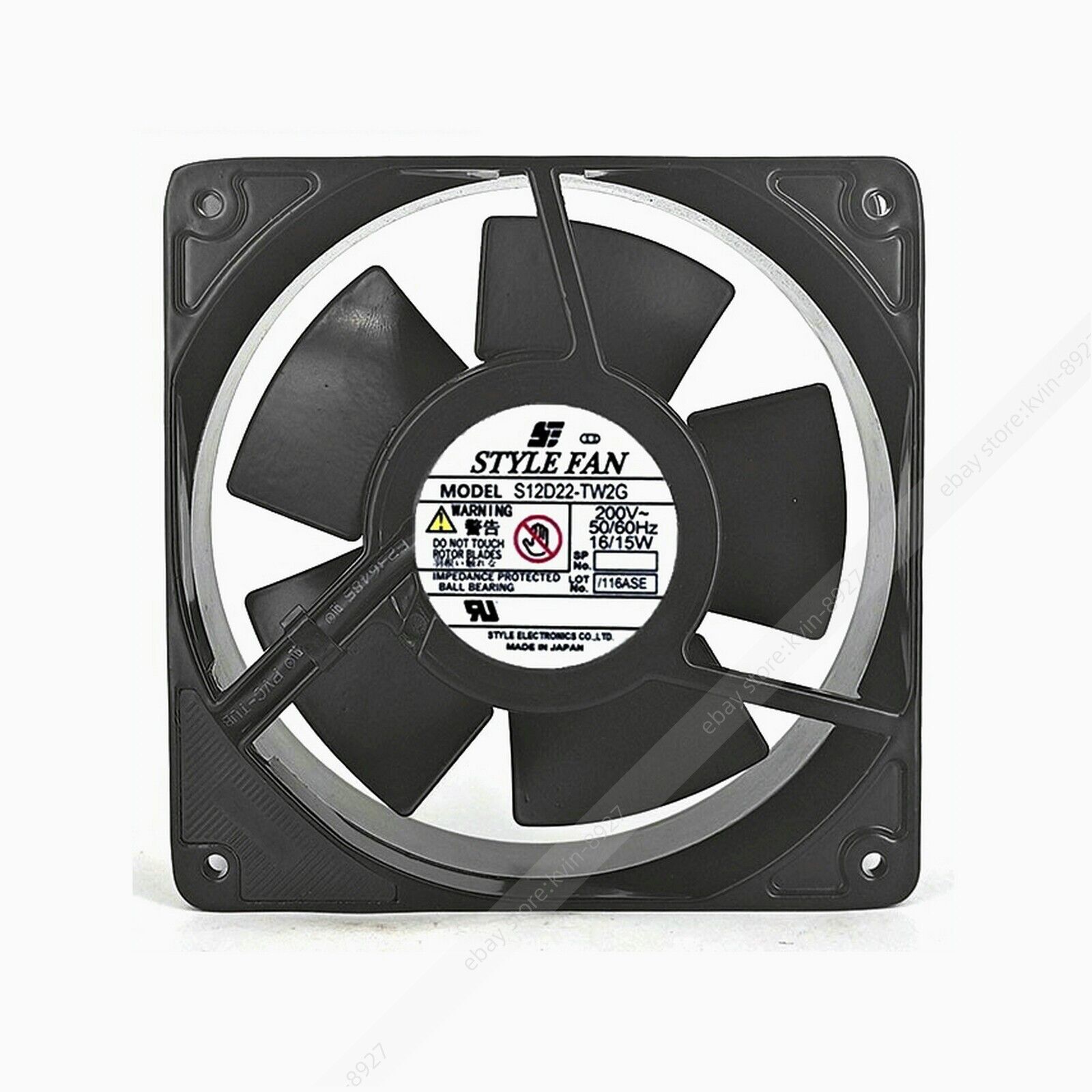 1PC STYLE FAN S12D22-TW2G 200V 16/15W 12038 12CM Cooling Fan