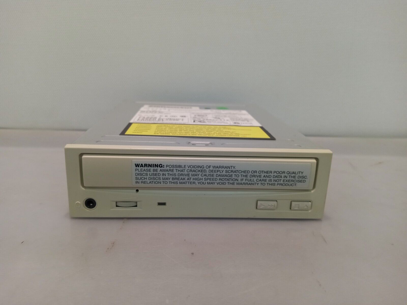 Vintage Beige Sony Internal CD-ROM IDE Optical Drive CDU5211 TESTED