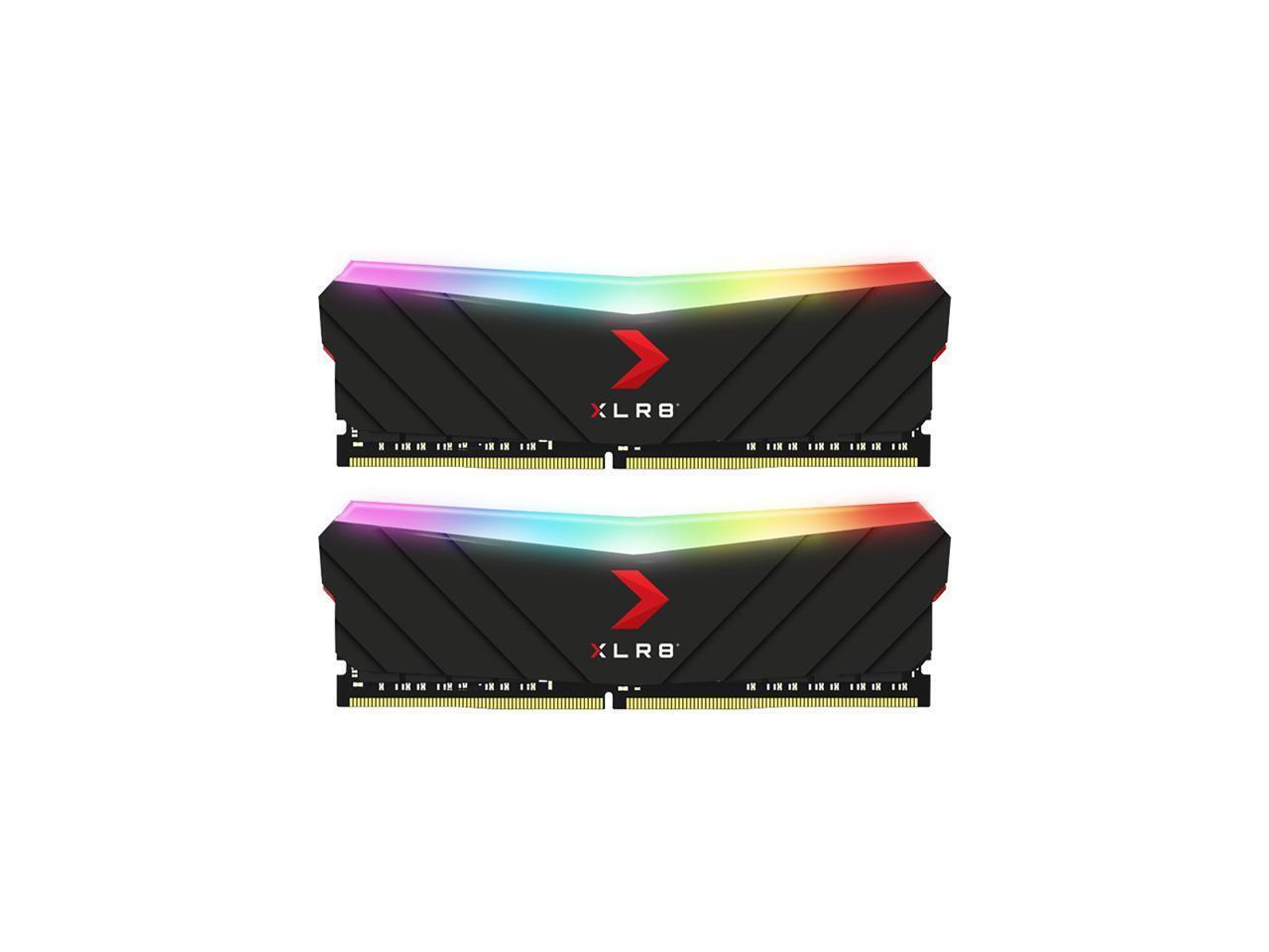PNY XLR8 Gaming EPIC-X RGB 32GB (2 x 16GB) 288-Pin PC RAM DDR4 3600 (PC4 28800)