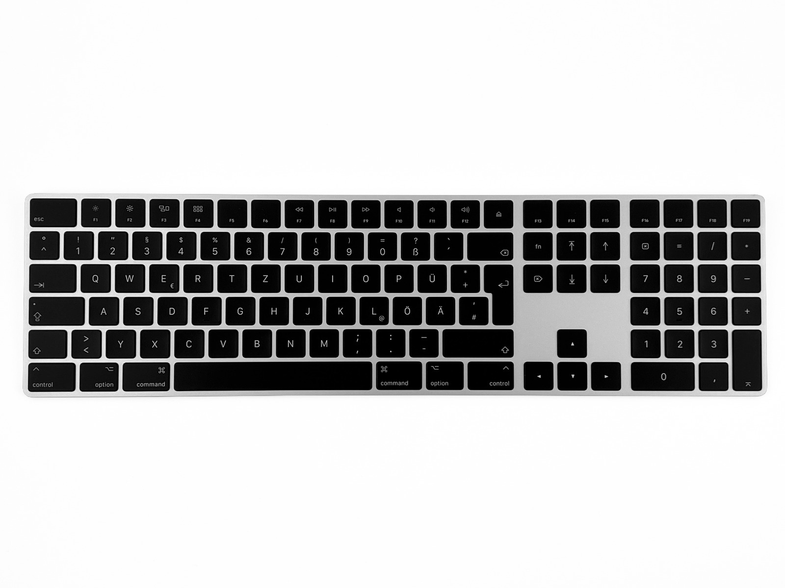 Apple Magic Wireless Keyboard with Numeric Keypad Black - German/Austrian Keys