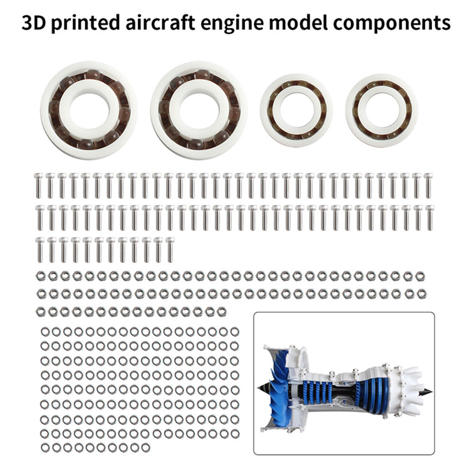 3D Printer Model Aircraft Engine Extruder Parts for Voron 0.2 Mini Stealthburner