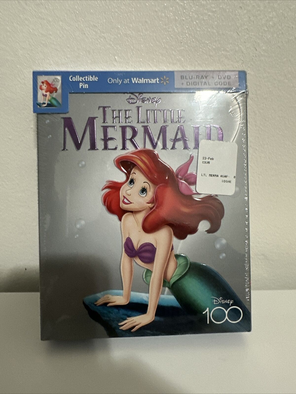 Disney The Little Mermaid Blu-Ray + DVD + Digital Code **Brand New** Sealed-11
