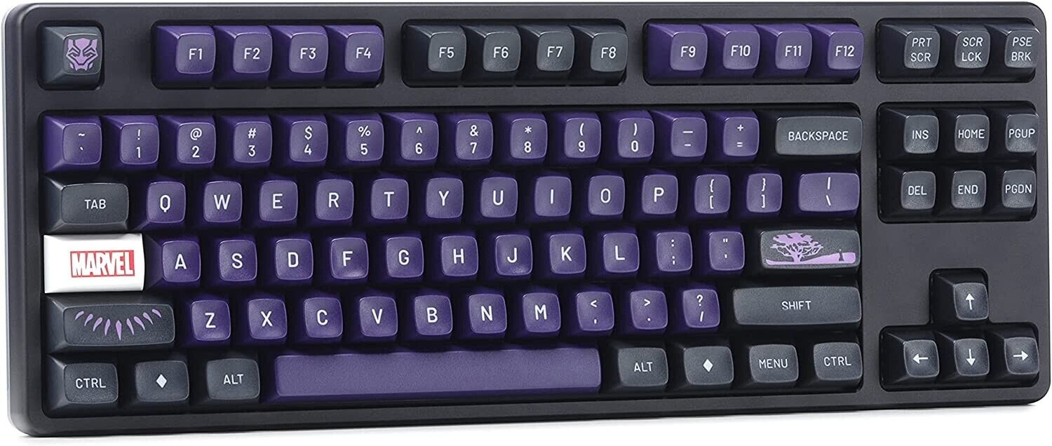 Drop x Marvel Black Panther Key Cap Set for Keyboard NIB