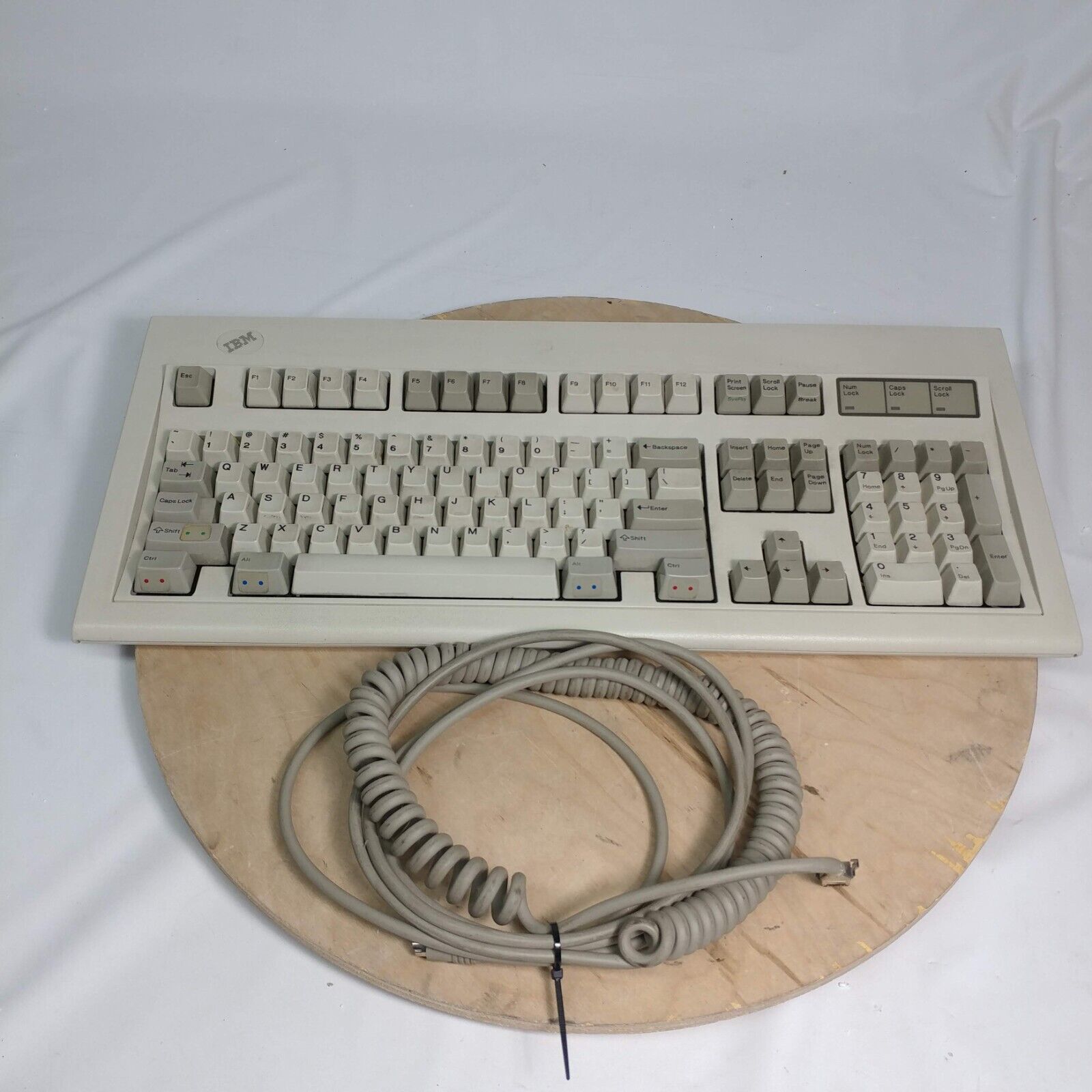 IBM Model M Enhanced 101 PS/2 Keyboard Mechanical Buckling Springs 1391401 1987