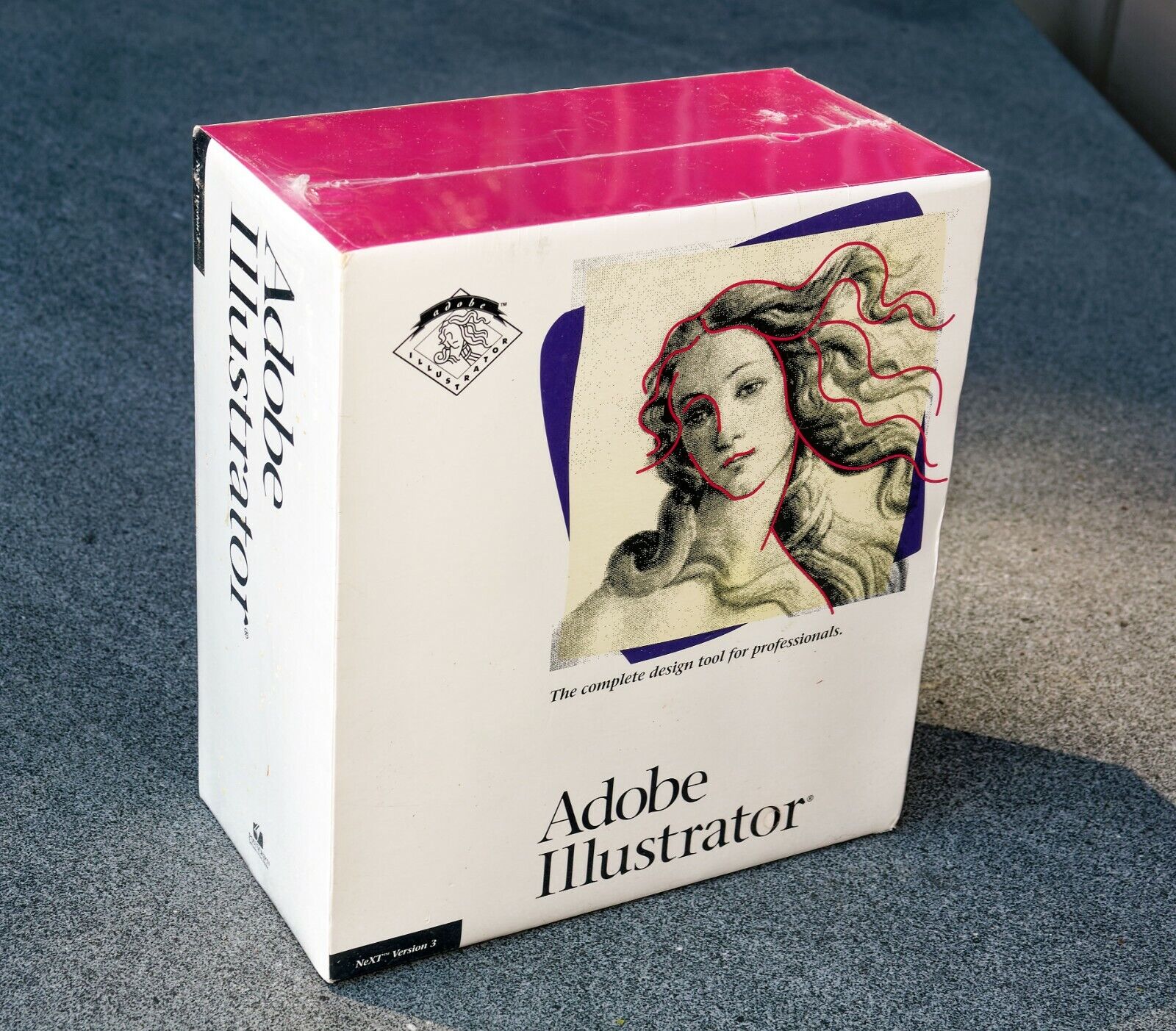 Adobe® Illustrator™ V3 for NeXT Computer - Sealed, Serial #000001 Rare/Vintage