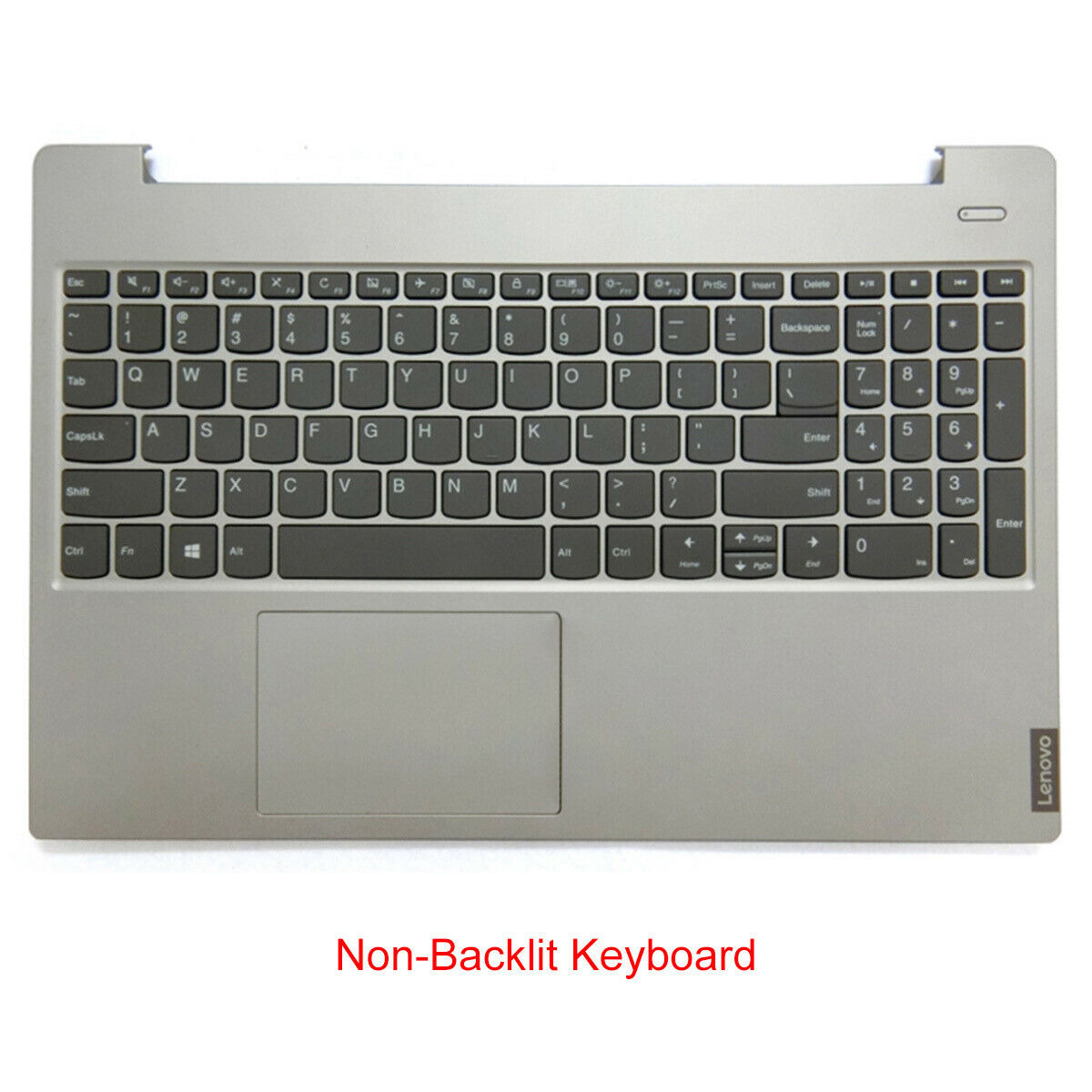 New Lenovo Ideapad S340-15IWL S340-15API Palmrest Non-Backlit Keyboard Silver