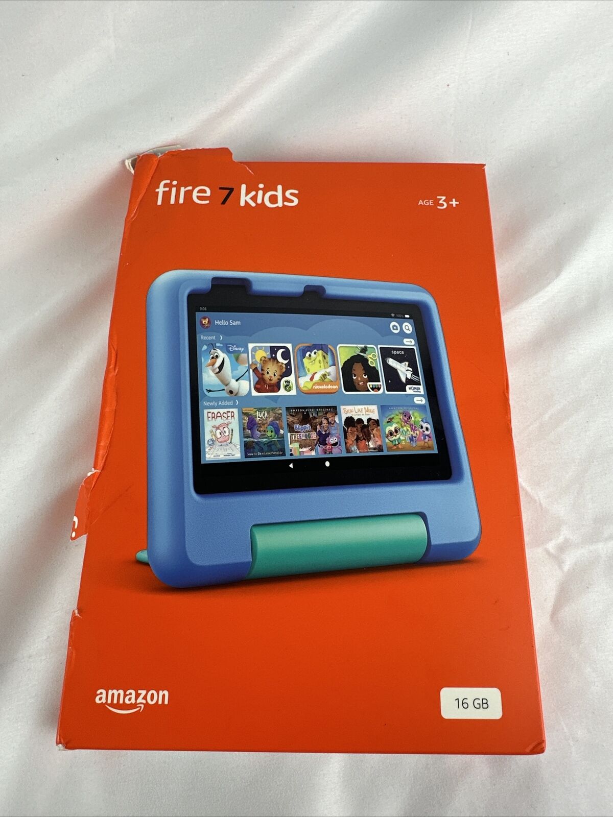 Amazon Kid-Proof Case for Fire 7 tablet (Compatible w/12th generation 2022 Blue)