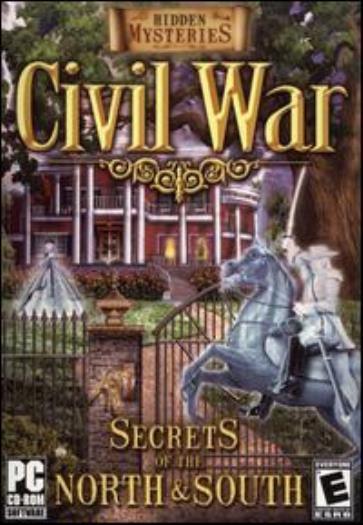 Hidden Mysteries Civil War Secrets North & South PC CD find hidden object game