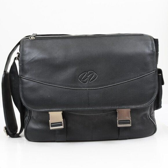 Premium Leather 14 MacBook Pro Messenger Bag w/Sleeve by Michael Santoro Design