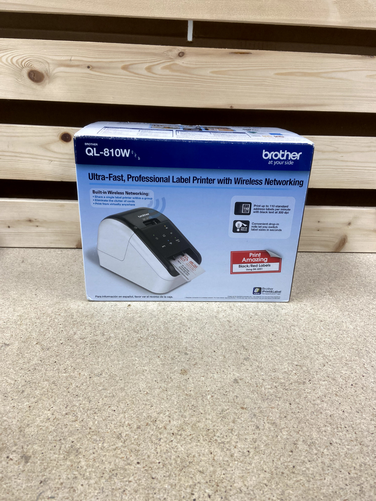 Brother QL810W Label Printer Ultra Fast Wireless Networking Flexible Connect New