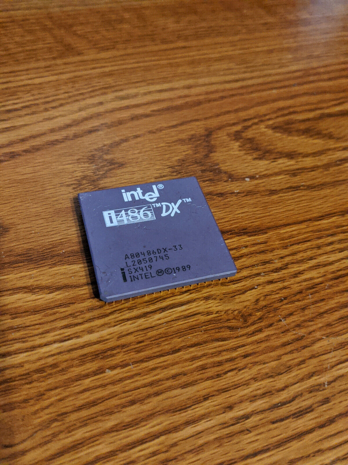 Intel i486 DX 33MHz Processor A80486DX-33 SX419