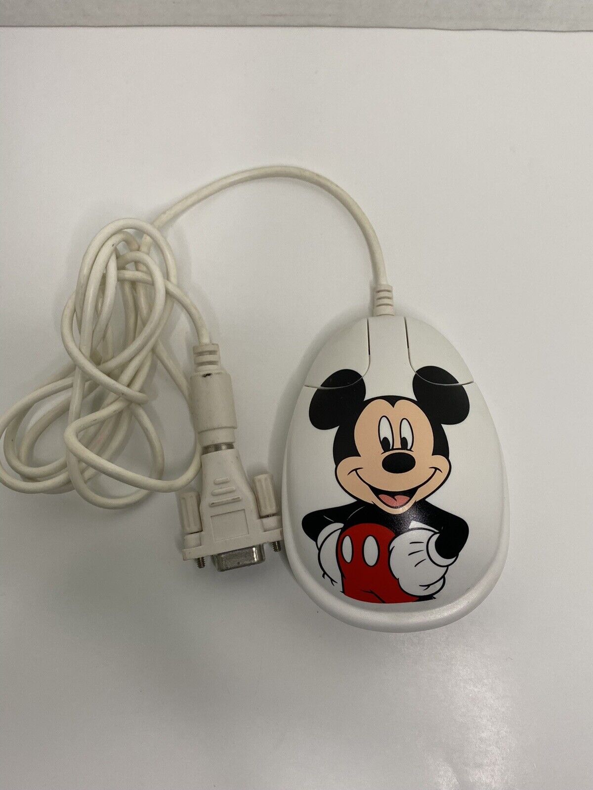 Vintage Mickey Mouse Wired Computer Mouse with Ball