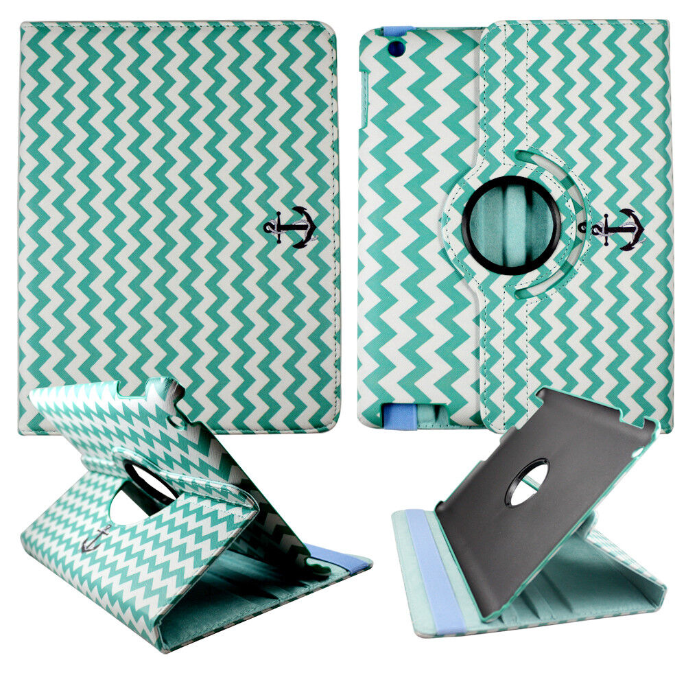 Folio Case For ipad 2 3 4 2nd 3rd 4th Gen Cover 360 Folding Stand Hard Shell