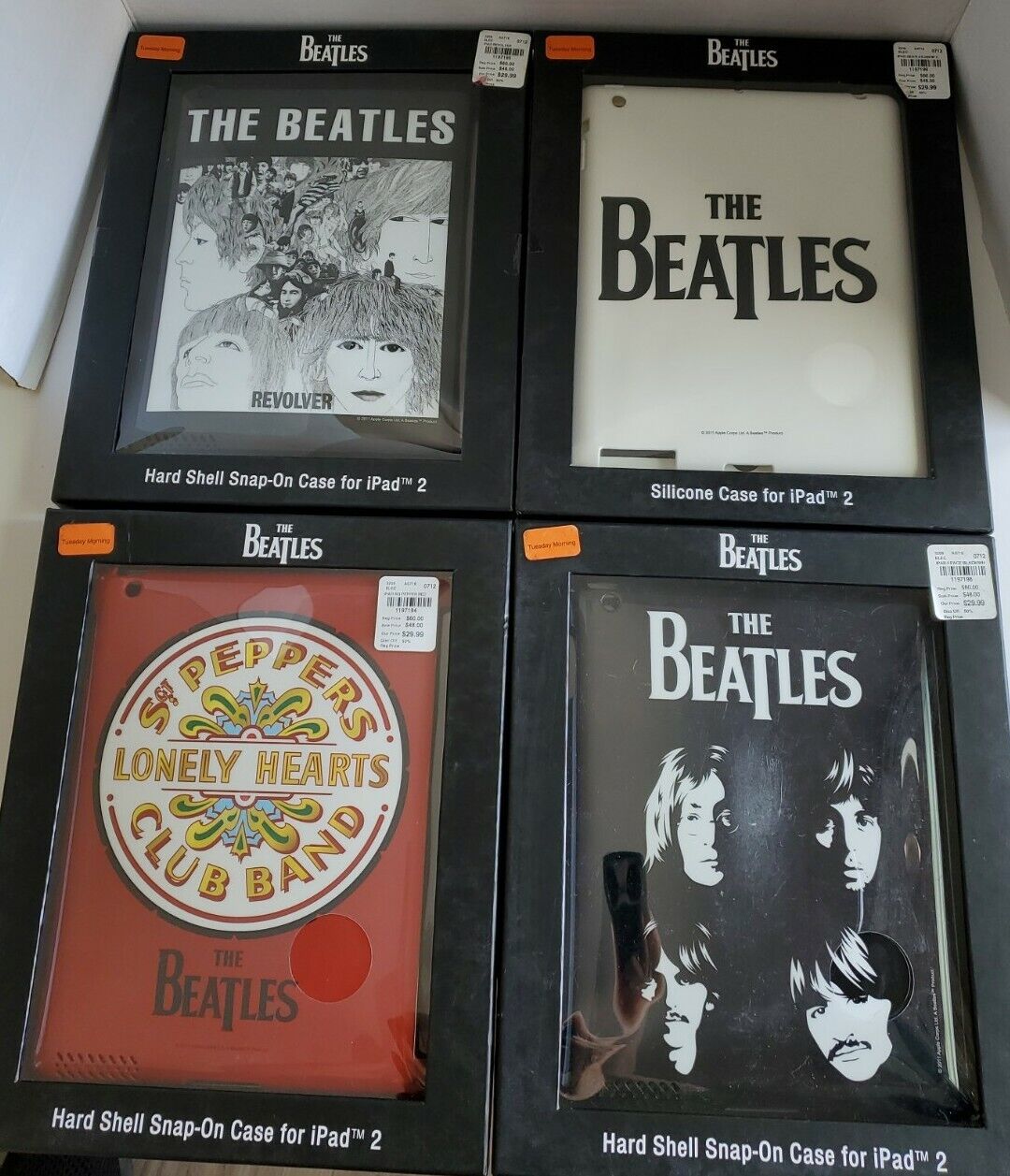 The Beatles Apple Cover Hard Shell Snap-On Case For iPAD2 4 NEW NEVER USED