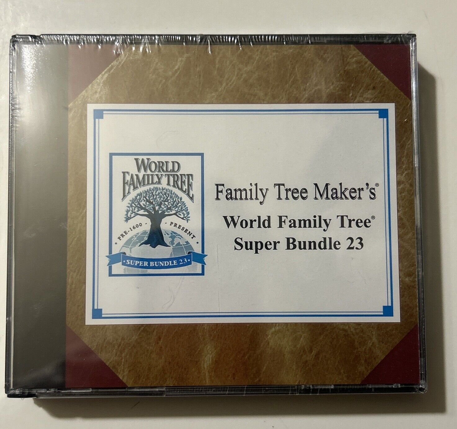 Family Tree Maker\'s World Family Tree Super Bundles 23 New Sealed Vol 115-119
