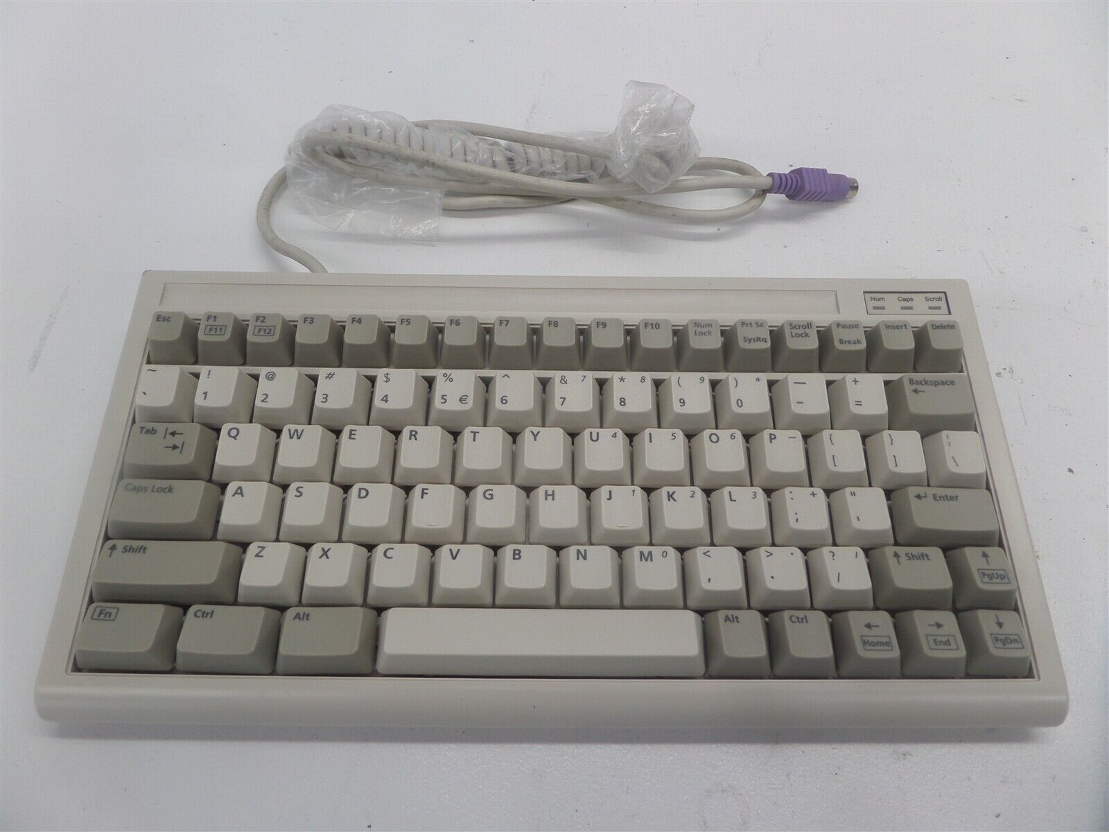 Vintage BTC 5100C PS/2 Mini Compact Keyboard