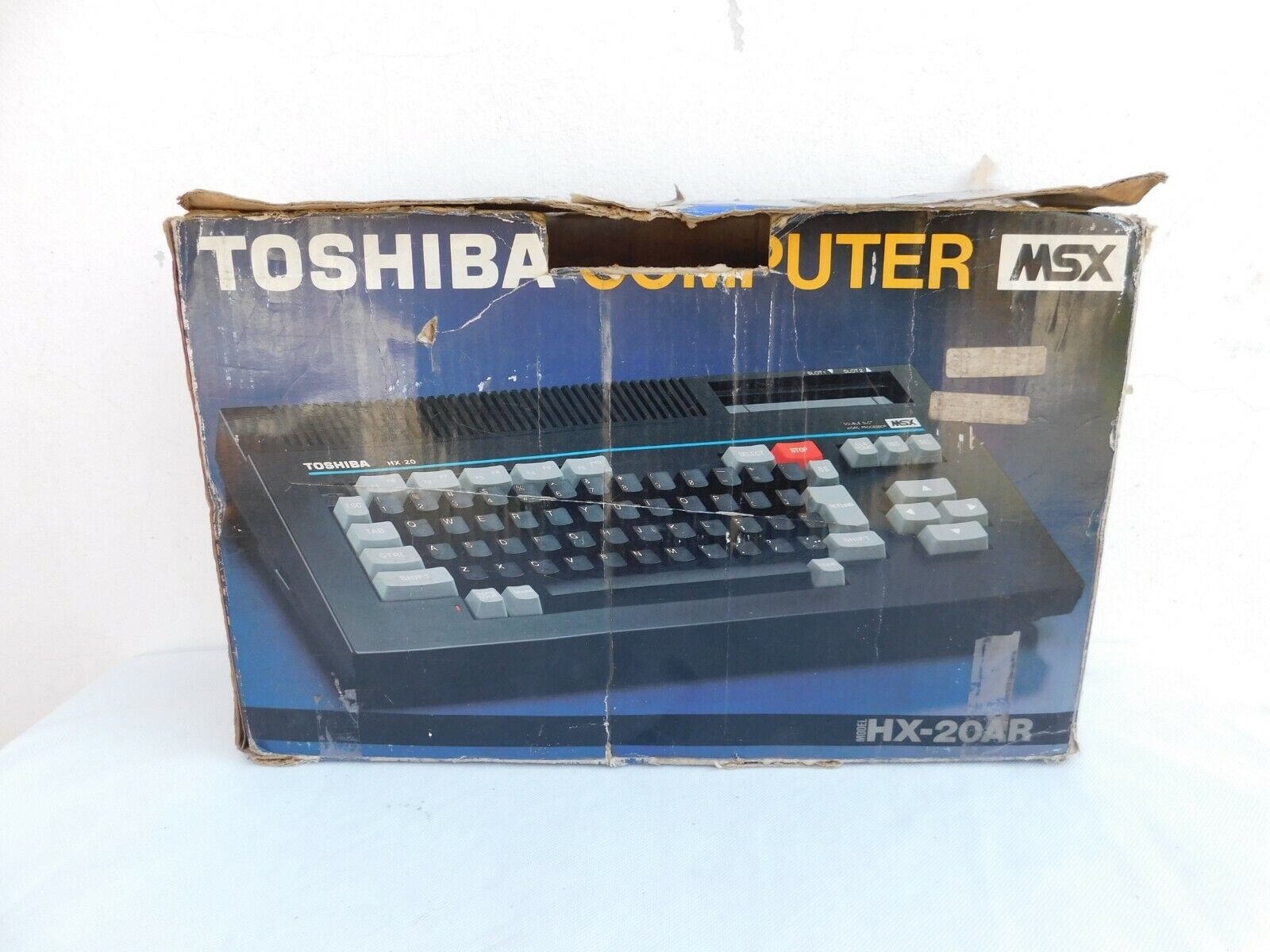 VINTAGE TOSHIBA HOME COMPUTER MSX HX-20AR RUNNING RETRO BOX, USER MANUAL, BASIC