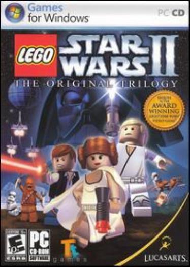 Lego Star Wars II 2 The Original Trilogy PC CD brick blasts movie dark side game
