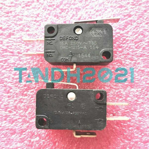 5pcs NEW DEFOND DMC-1215-A 15A 250V 3 pins Micro Switch with rod