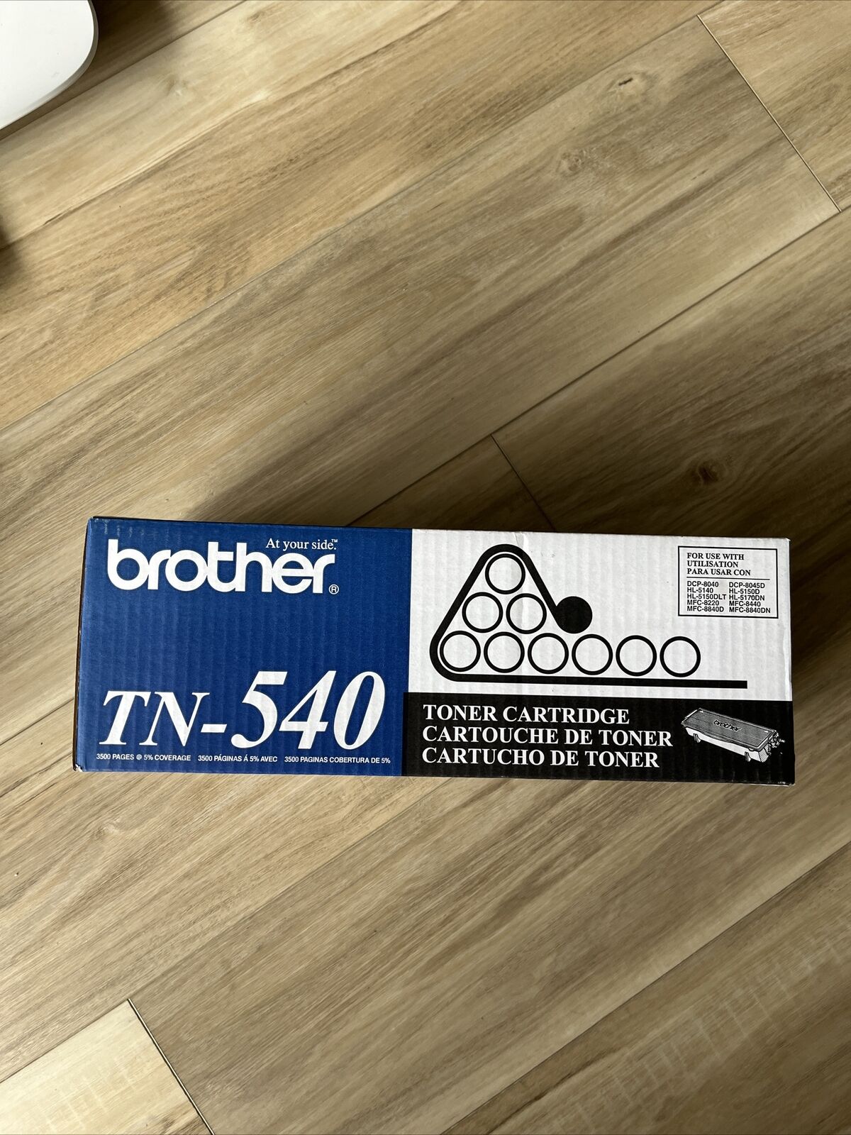 New Sealed Brother TN-540 Black Laser Toner Cartridge 